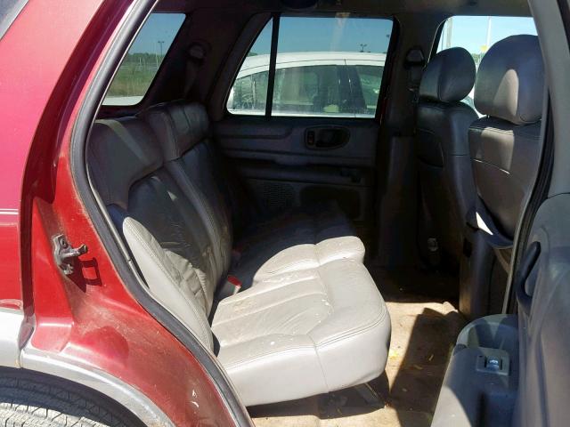 1GNDT13W7W2150514 - 1998 CHEVROLET BLAZER MAROON photo 6