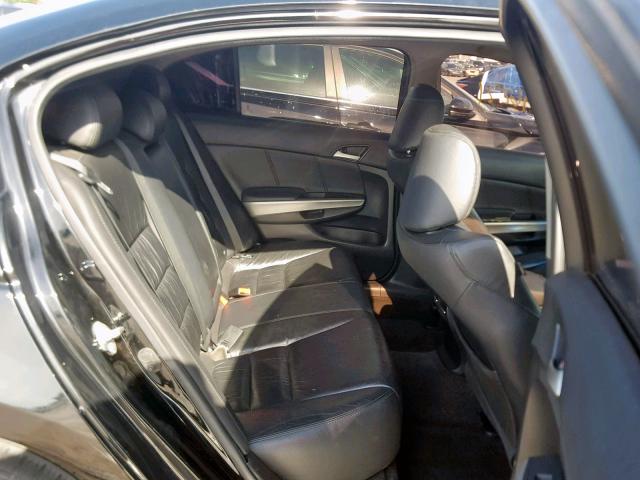 1HGCP3F88AA018508 - 2010 HONDA ACCORD EXL BLACK photo 6