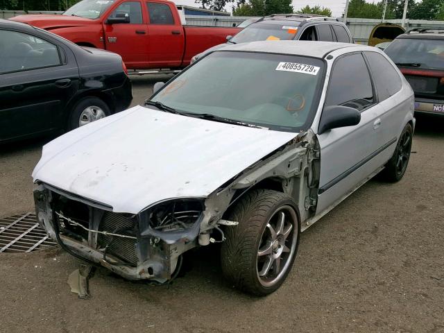 2HGEJ632XTH101115 - 1996 HONDA CIVIC SILVER photo 2