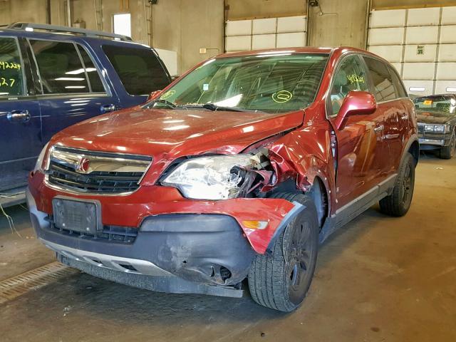 3GSCL33P38S726071 - 2008 SATURN VUE XE RED photo 2