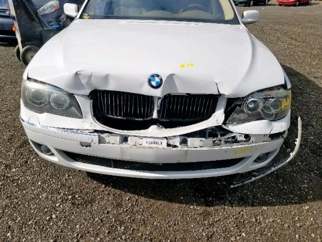 WBAHL83588DT13508 - 2008 BMW 750I WHITE photo 7