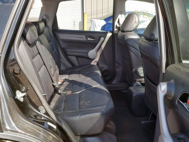 JHLRE48727C057927 - 2007 HONDA CR-V EXL BLACK photo 6