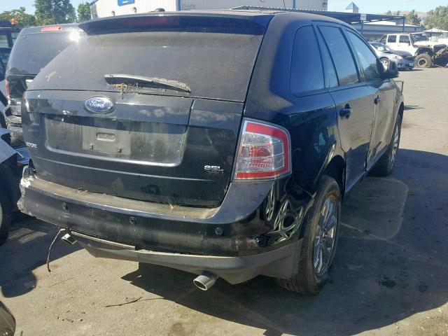 2FMDK38C47BB62570 - 2007 FORD EDGE SEL BLACK photo 4