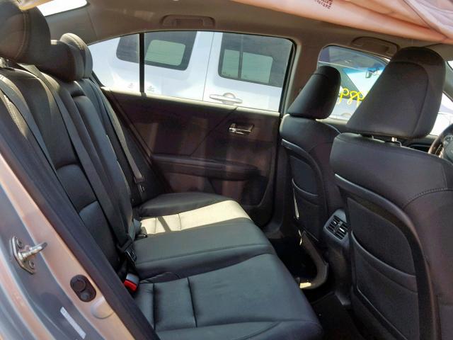 1HGCR2F89EA040673 - 2014 HONDA ACCORD EXL SILVER photo 6