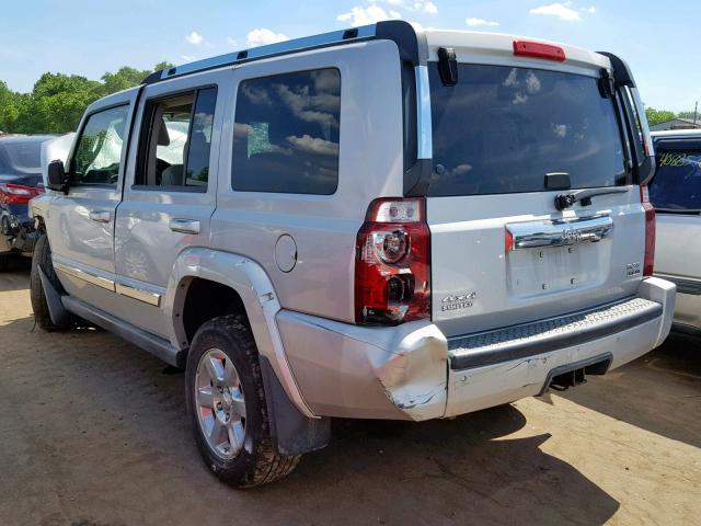 1J8HG58246C127562 - 2006 JEEP COMMANDER GRAY photo 3