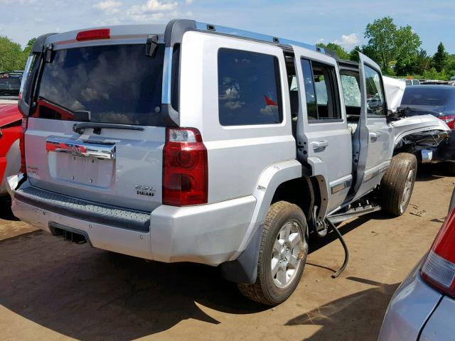 1J8HG58246C127562 - 2006 JEEP COMMANDER GRAY photo 4