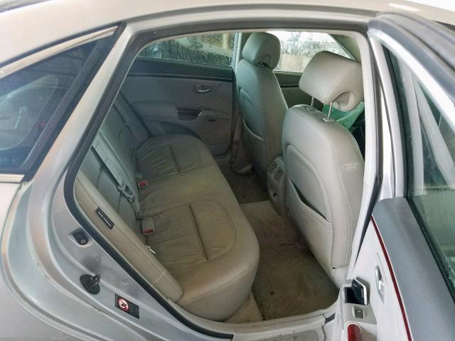 KMHFC46F07A212417 - 2007 HYUNDAI AZERA SE SILVER photo 6