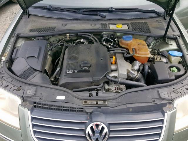 WVWVD63B32E370066 - 2002 VOLKSWAGEN PASSAT GLS GREEN photo 7