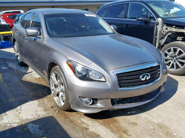 JN1BY1AP6CM334584 - 2012 INFINITI M37 GRAY photo 1