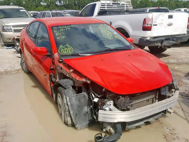 1C3CDFBB2GD739641 - 2016 DODGE DART SXT RED photo 1