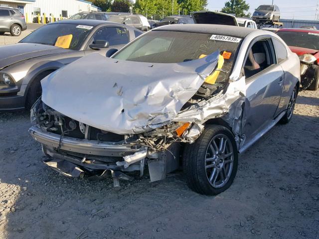 JTKDE177X70201919 - 2007 TOYOTA SCION TC SILVER photo 2