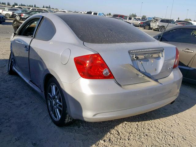JTKDE177X70201919 - 2007 TOYOTA SCION TC SILVER photo 3