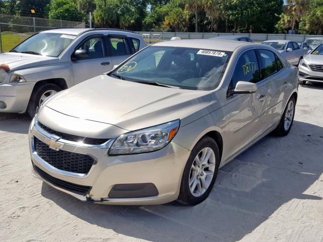 1G11C5SL7FF329339 - 2015 CHEVROLET MALIBU 1LT 金色 照片 2