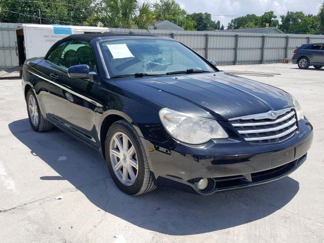 1C3LC55R18N196302 - 2008 CHRYSLER SEBRING TO BLACK photo 1