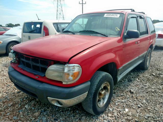 1FMDU32E2XUA48016 - 1999 FORD EXPLORER RED photo 2