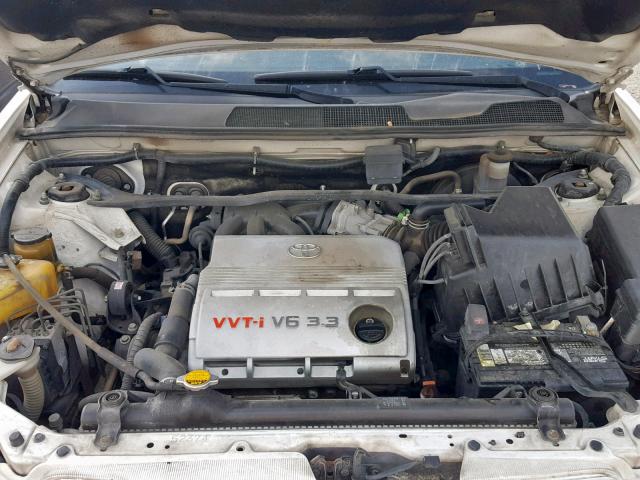 JTEGP21A540025300 - 2004 TOYOTA HIGHLANDER WHITE photo 7