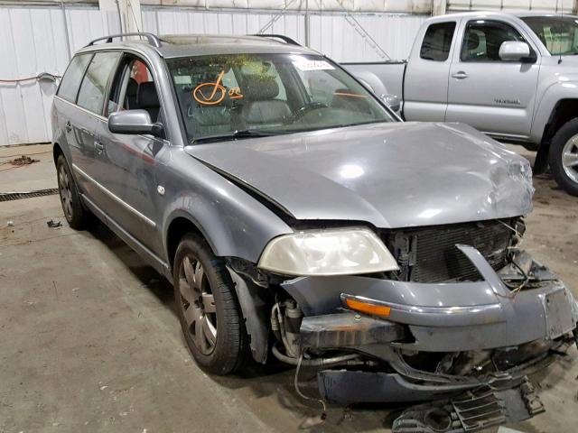 WVWYH63B73E063227 - 2003 VOLKSWAGEN PASSAT GLX GRAY photo 1