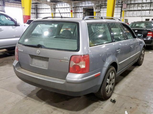 WVWYH63B73E063227 - 2003 VOLKSWAGEN PASSAT GLX 灰色 照片 4