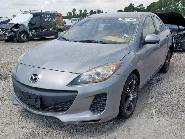 JM1BL1TF7D1765695 - 2013 MAZDA 3 I SILVER photo 2