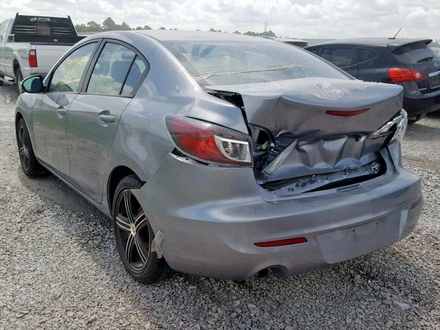 JM1BL1TF7D1765695 - 2013 MAZDA 3 I SILVER photo 3