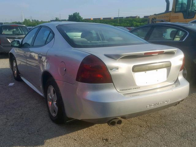 2G2WS522651246258 - 2005 PONTIAC GRAND PRIX SILVER photo 3