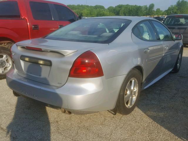 2G2WS522651246258 - 2005 PONTIAC GRAND PRIX SILVER photo 4