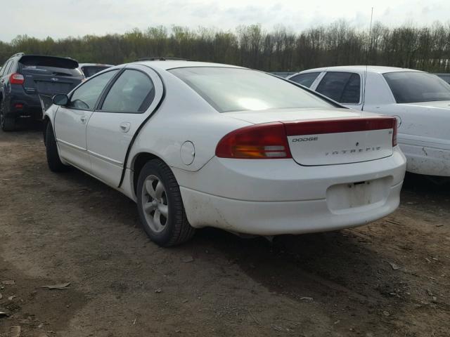 2B3HD46R02H110857 - 2002 DODGE INTREPID S WHITE photo 3