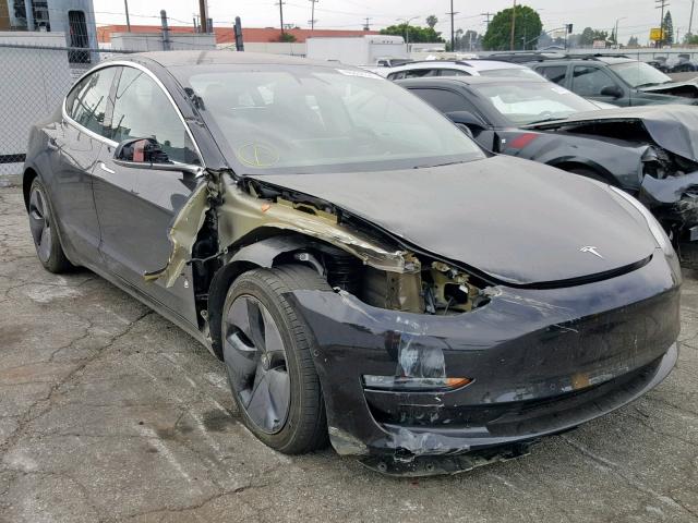 5YJ3E1EA3KF305714 - 2019 TESLA MODEL 3 BLACK photo 1