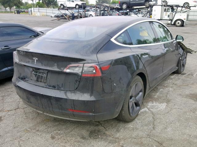 5YJ3E1EA3KF305714 - 2019 TESLA MODEL 3 BLACK photo 4