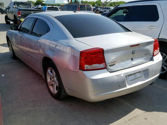 2B3CA3CV1AH273708 - 2010 DODGE CHARGER SX SILVER photo 3