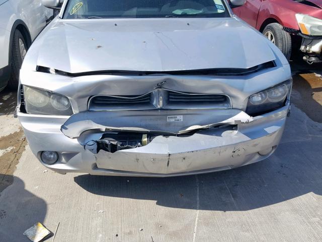 2B3CA3CV1AH273708 - 2010 DODGE CHARGER SX SILVER photo 9