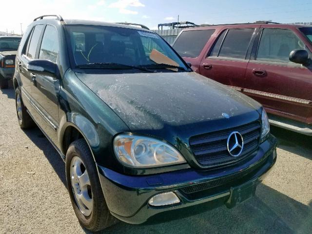 4JGAB57E63A414052 - 2003 MERCEDES-BENZ ML 350 GREEN photo 1