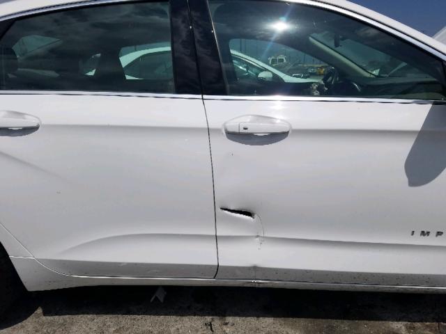 2G1105SA8J9153250 - 2018 CHEVROLET IMPALA LT WHITE photo 9