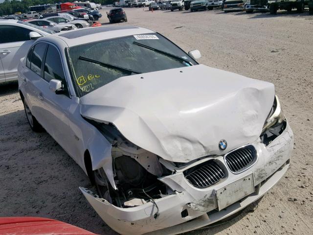 WBANE53537CW64438 - 2007 BMW 525 I WHITE photo 1