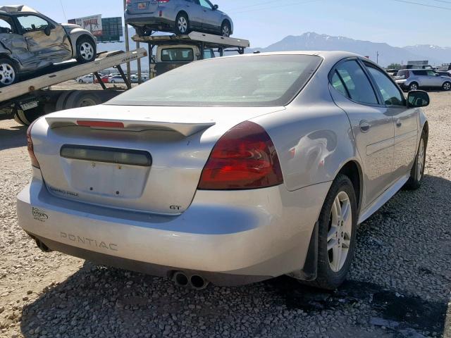 2G2WR554971156775 - 2007 PONTIAC GRAND PRIX SILVER photo 4