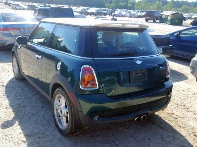 WMWMF73587TL91257 - 2007 MINI COOPER S GREEN photo 3