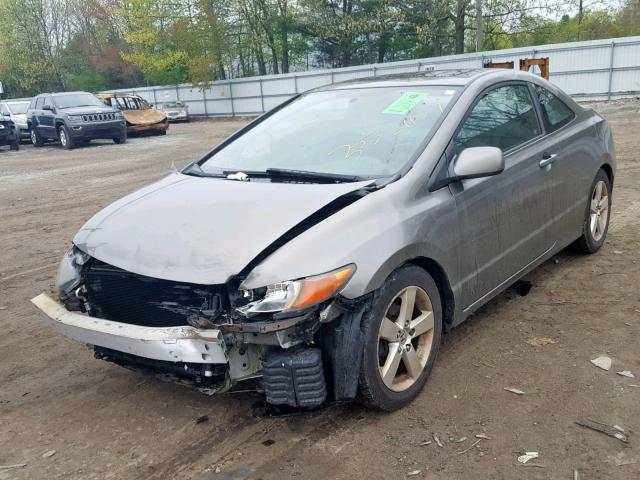 2HGFG12998H532864 - 2008 HONDA CIVIC EXL BROWN photo 2