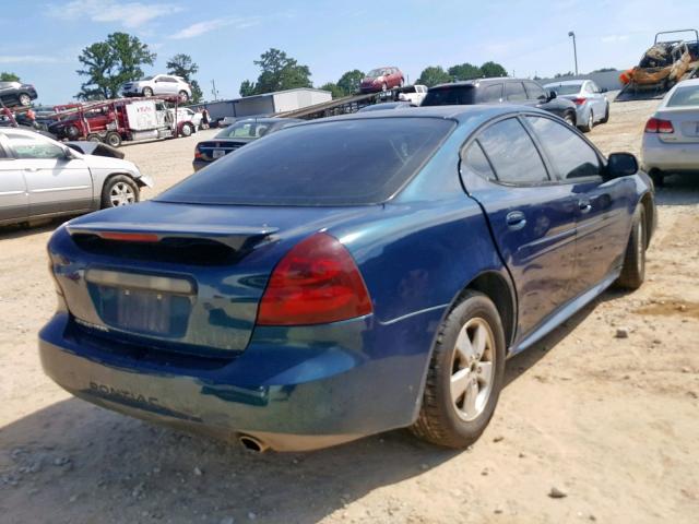 2G2WP522651311899 - 2005 PONTIAC GRAND PRIX BLUE photo 4