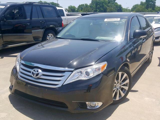 4T1BK3DB8CU459835 - 2012 TOYOTA AVALON BAS BLACK photo 2