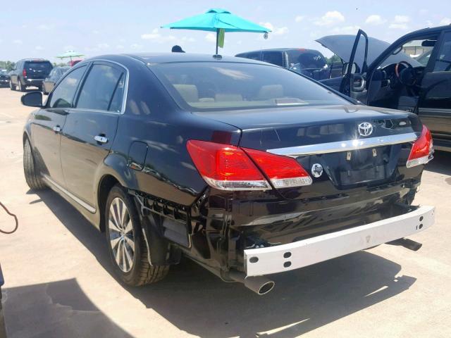 4T1BK3DB8CU459835 - 2012 TOYOTA AVALON BAS BLACK photo 3