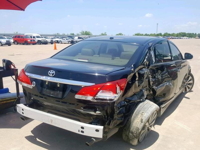 4T1BK3DB8CU459835 - 2012 TOYOTA AVALON BAS BLACK photo 4