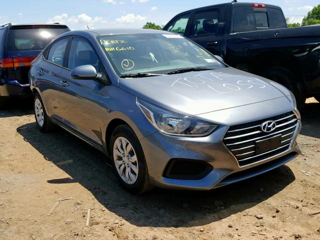 3KPC24A36KE083404 - 2019 HYUNDAI ACCENT SE GRAY photo 1