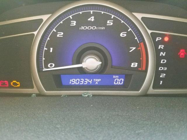 2HGFA1F60BH007880 - 2011 HONDA CIVIC LX-S ნაცრისფერი ფოტო 8