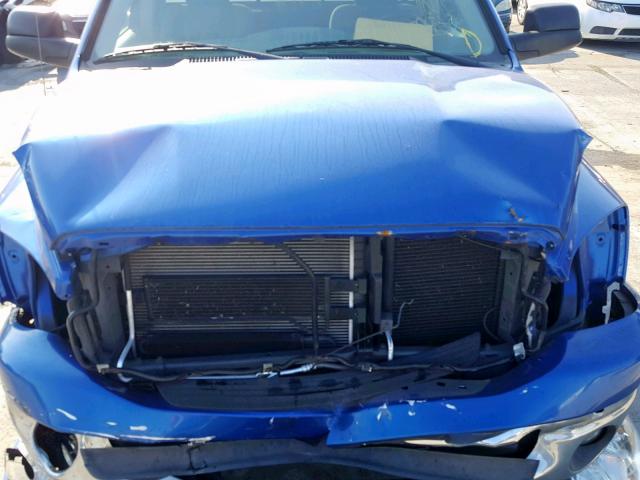 1D7HA16P47J536745 - 2007 DODGE RAM 1500 S BLUE photo 7