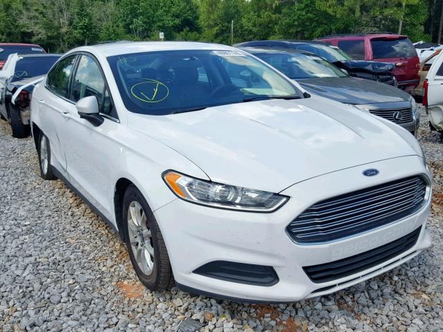 3FA6P0G70GR333274 - 2016 FORD FUSION S WHITE photo 1