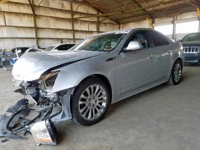 1G6DJ5E34C0101323 - 2012 CADILLAC CTS PERFOR SILVER photo 2