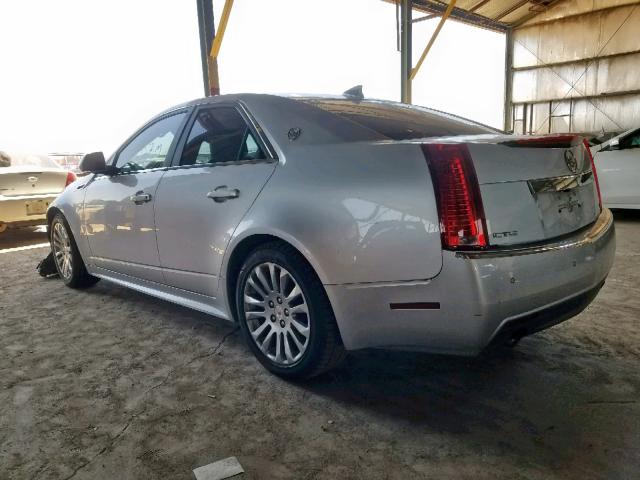 1G6DJ5E34C0101323 - 2012 CADILLAC CTS PERFOR SILVER photo 3