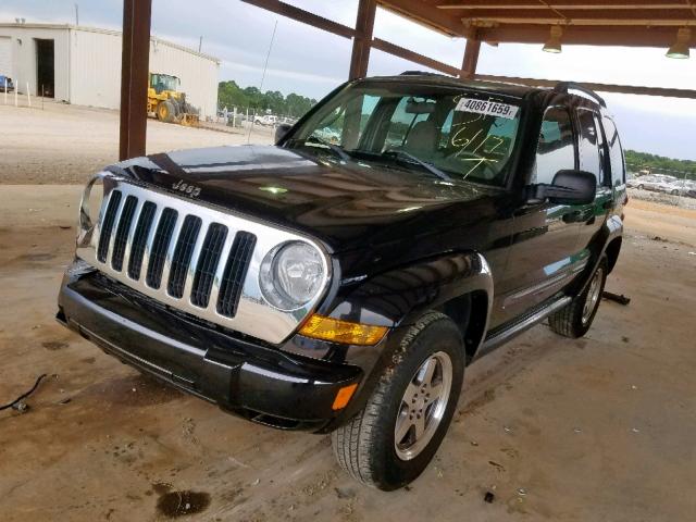 1J4GK38K35W640282 - 2005 JEEP LIBERTY RE BLACK photo 2