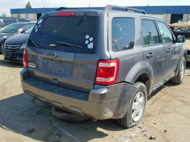 1FMCU9D79BKB45702 - 2011 FORD ESCAPE XLT GRAY photo 4