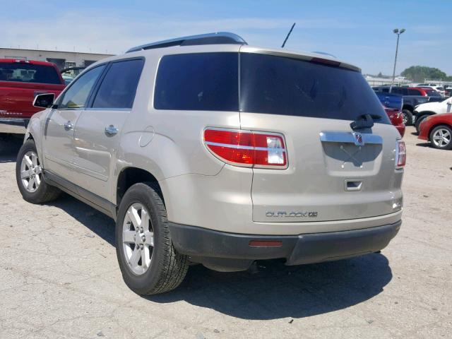 5GZEV23D39J204735 - 2009 SATURN OUTLOOK XR ოქროსფერი ფოტო 3
